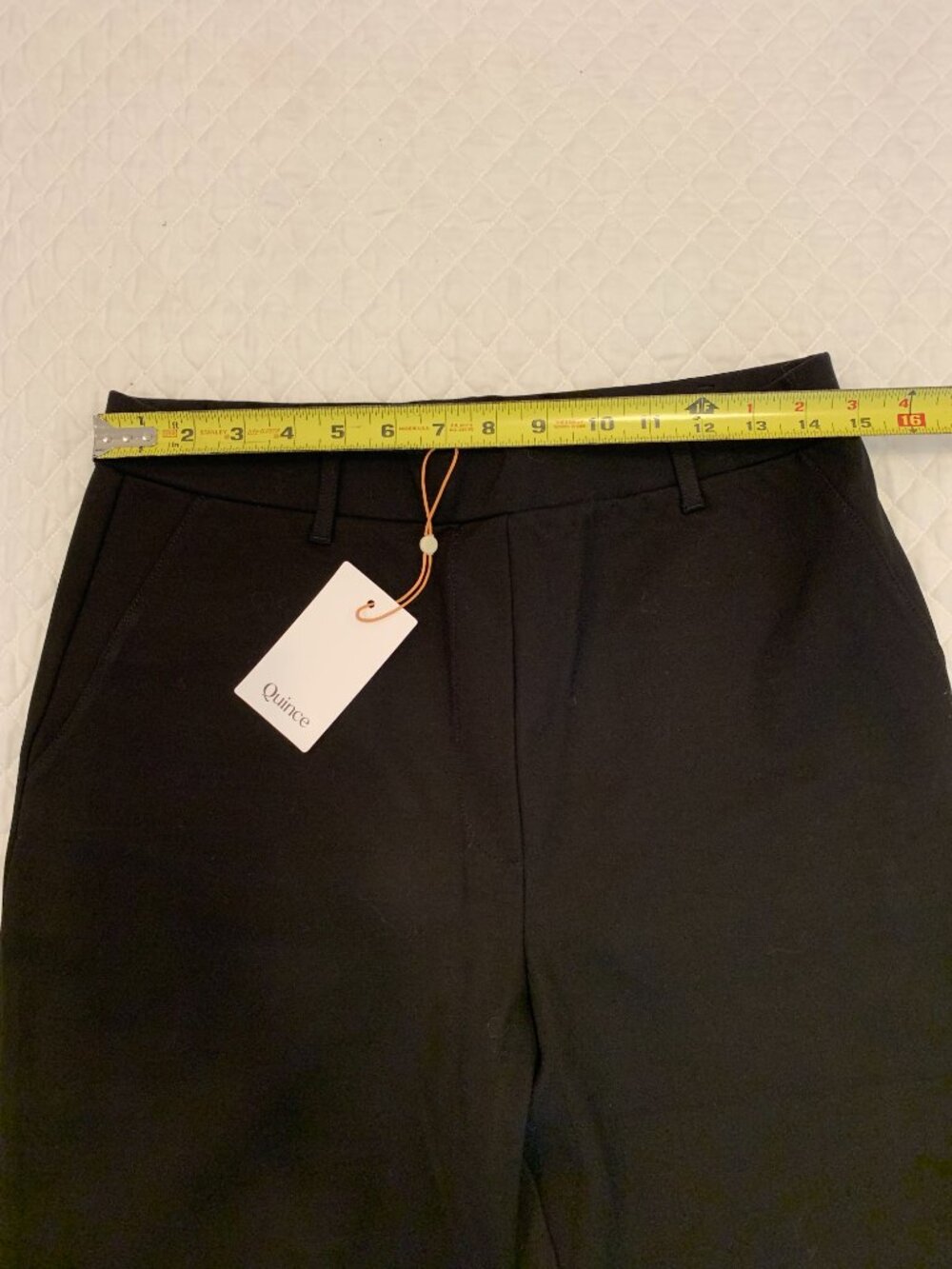 Women’s NWT Quince Ultra-Stretch Ponte Bootcut Pants in Black - Picture 3 of 5